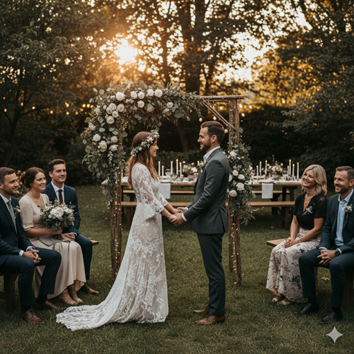Intimate wedding
