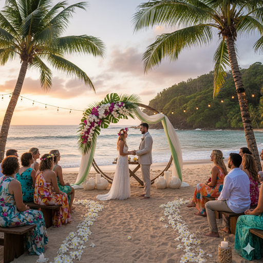 Tropical wedding