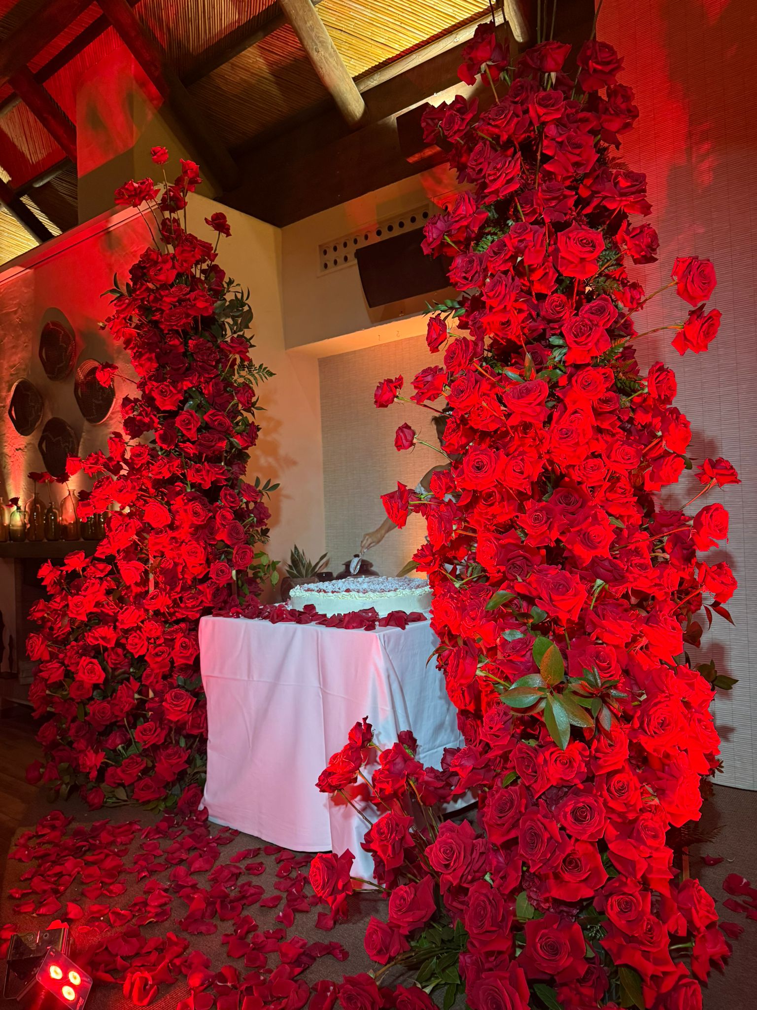 Mariage au coucher du soleil